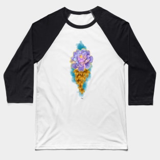 Flower bloom, blue variant Baseball T-Shirt